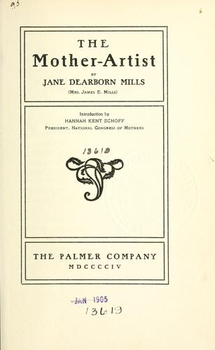 Cover for The mother-artist