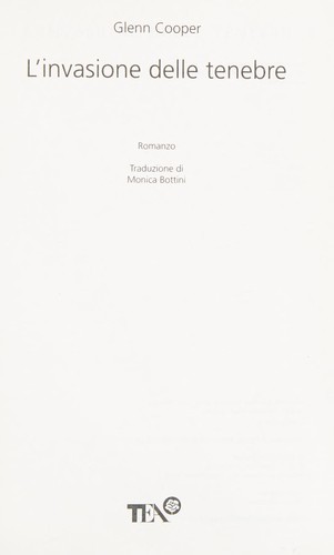 Cover for L'invasione delle tenebre