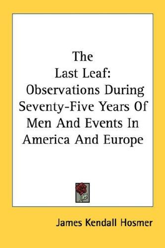 Cover for The Last Leaf