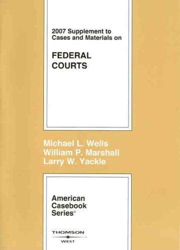 Cover for Cases and Materials on Federal Courts, 2007 Supplement