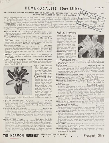 Cover for Hemerocallis (day lilies)