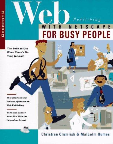 Cover for Web publishing with Netscape for busy people