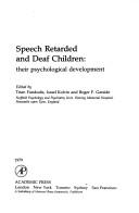 Cover for Speech Retarded and Deaf Children