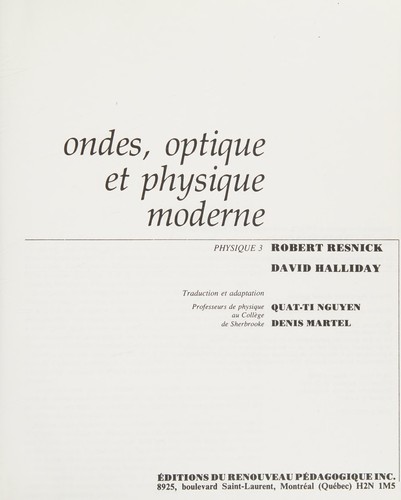 Cover for Physique
