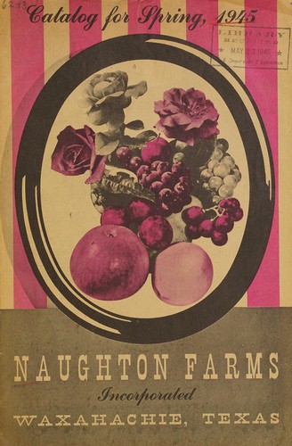 Cover for Catalog for spring 1945