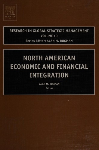 Cover for North American economic and financial integration