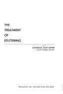 Cover for The treatment of stuttering