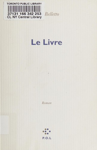 Cover for Le livre