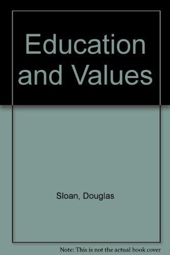 Cover for Education and values