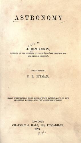 Cover for Astronomy