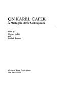Cover for On Karel Čapek