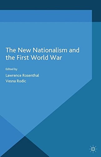 Cover for The New Nationalism and the First World War