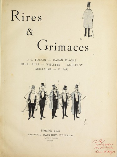 Cover for Rires & grimaces