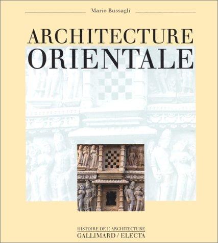 Cover for Architecture orientale