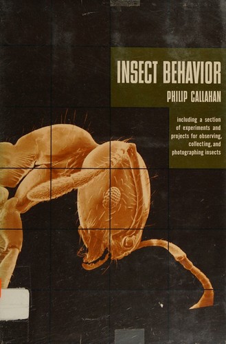 Cover for Insect behavior,