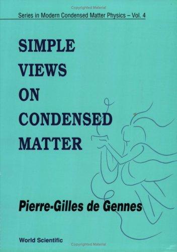 Cover for Simple views on condensed matter