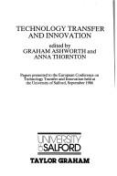 Cover for Technology transfer and innovation