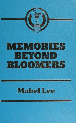 Cover for Memories beyond bloomers, 1924-1954 (AAHPER leaders speak series)
