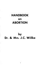 Cover for Handbook on Abortion