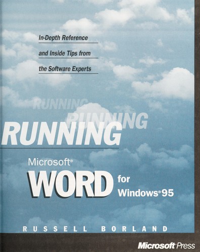 Cover for Running Microsoft Word for Windows 95