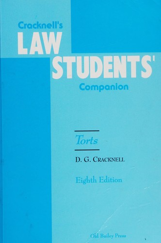 Cover for Torts