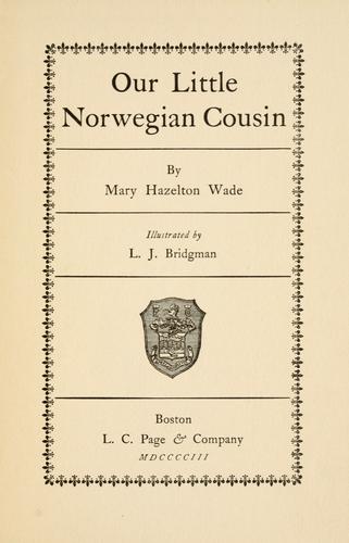 Cover for Our little Norwegian cousin.