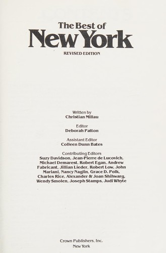 Cover for The best of New York