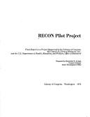 Cover for RECON Pilot Project