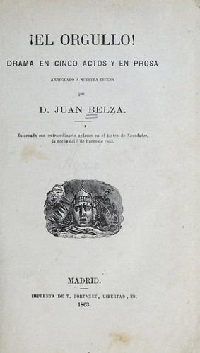 Cover for El orgullo