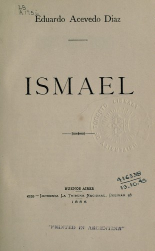 Cover for Ismael