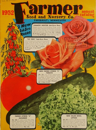 Cover for 1952 annual catalog