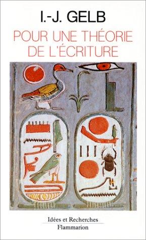 Cover for Pour une théorie de l'écriture