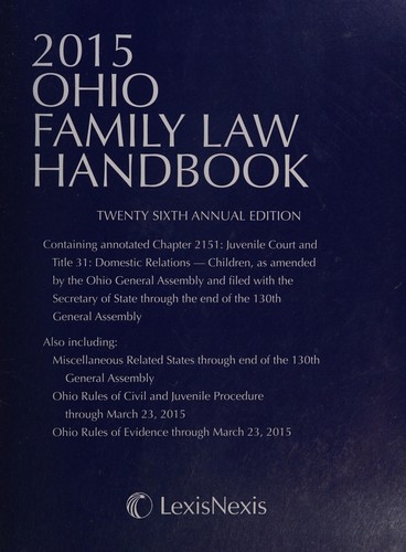 Cover for Ohio family law handbook