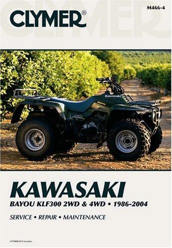 Cover for Clymer Kawasaki Bayou KLF300 2WD & 4WD 1986-2004