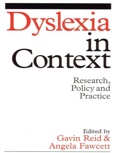 Cover for Dyslexia in Context