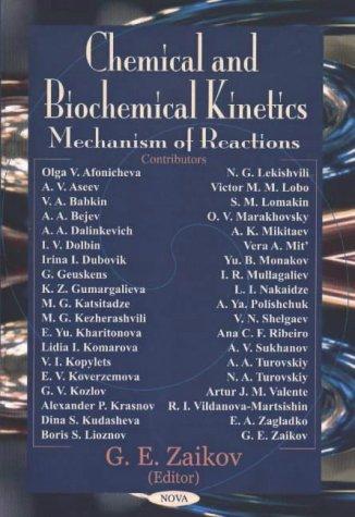 Cover for Chemical and Biochemical Kinetics