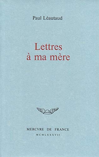 Cover for Lettres à ma mère