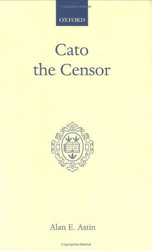 Cover for Cato the censor
