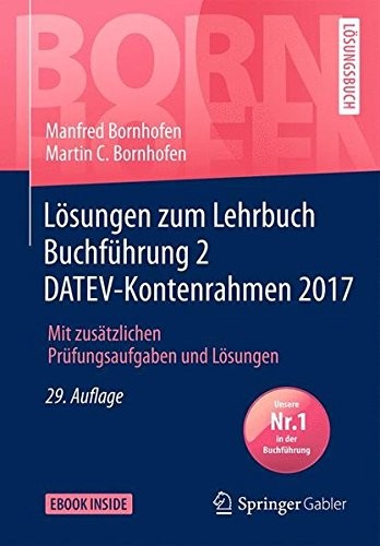 Cover for Lösungen zum Lehrbuch Buchführung 2 DATEV-Kontenrahmen 2017