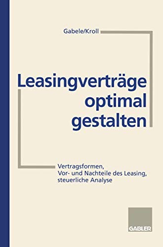 Cover for Leasingverträge optimal gestalten
