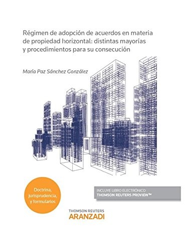Cover for Régimen de adopción de acuerdos en materia de propiedad horizontal