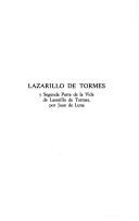 Cover for Lazarillo de Tormes y Segunda parte de la vida de Lazarillo de Tormes por Juan de Luna