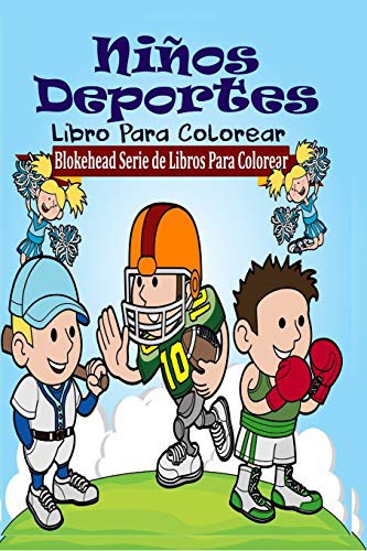 Cover for Niños Deportes Libro Para Colorear