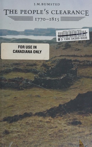 Cover for The people's clearance