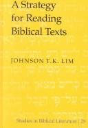 Cover for A strategy for reading Biblical texts