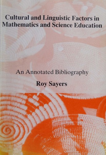 Cover for Cultural and linguistic factors in mathematics and science education