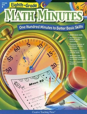 Cover for Eighthgrade Math Minutes One Hundred Minutes To Better Basic Skills