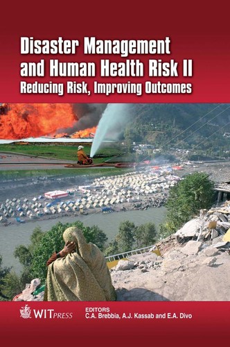 Cover for Disaster management and human health risk II