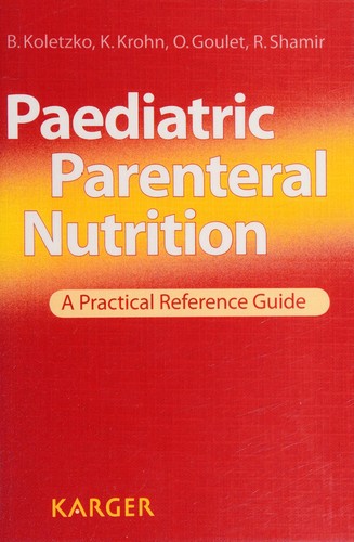Cover for Paediatric parenteral nutrition