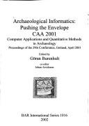 Cover for Archaeological informatics